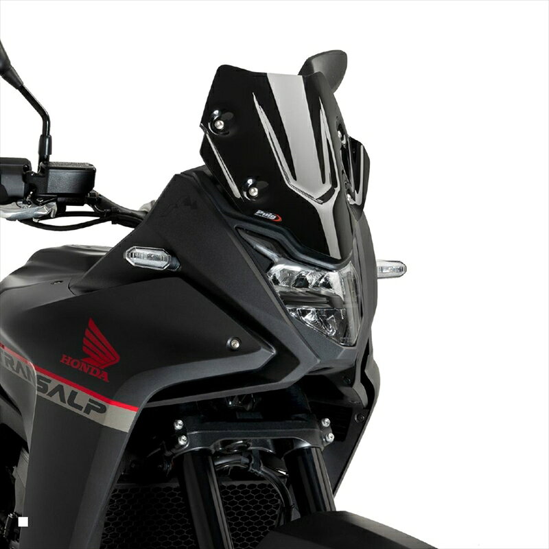 バイクパーツ 外装プーチ レーシングスクリーン Sport ブラック21655N 4571415048872XL750 Transalp 23-24