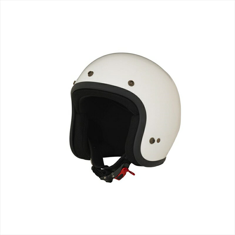 バイクパーツZOLTAR(ゾルター) パイソンジェット2 ソリッド ヘルメット PJ0020/M4589757888667ホワイト/ブラック Mサイズ(57-58cm)