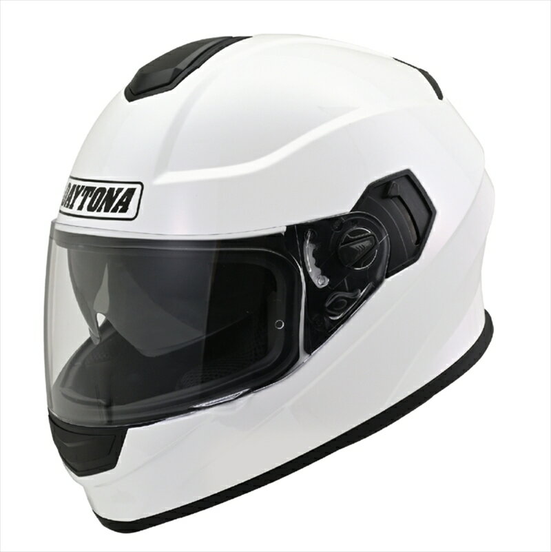 【5日前後で発送】 バイクパーツ ヘルメットデイトナ DN002CPフルフェイスヘルメットWH/S46465 4909449634905