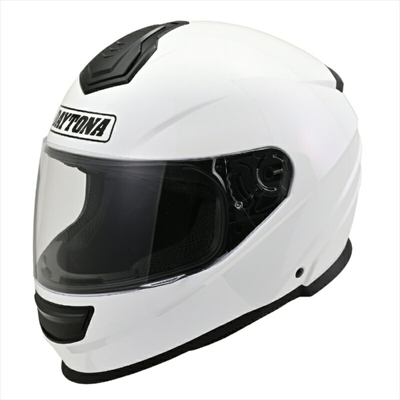 【5日前後で発送】 バイクパーツ ヘルメットデイトナ DN003NMフルフェイスヘルメットWH/S46526 4909449634981
