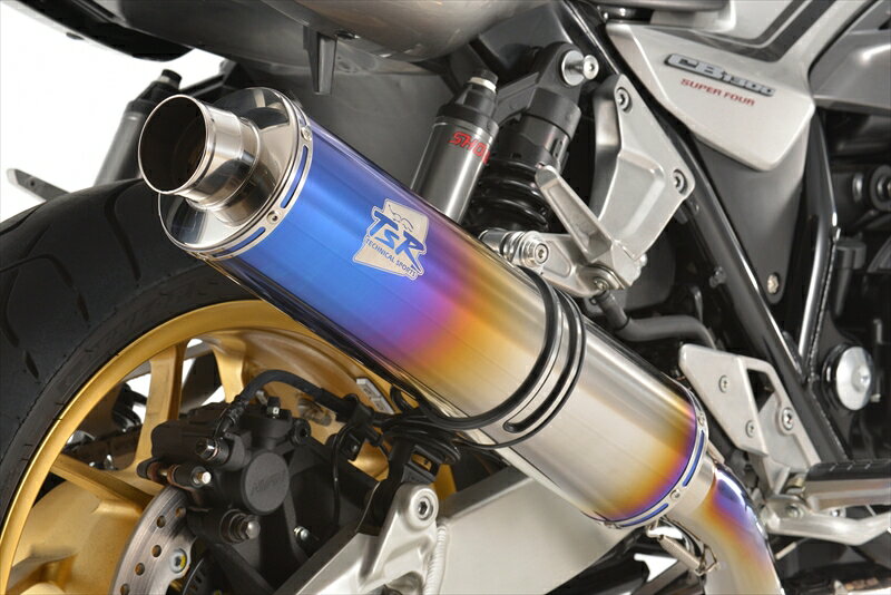 HONDA - バイクパーツTECHNICAL SPORTS RACING（TSR）(テクニカルスポーツレーシング) UP TYPE チタンフルEX Fポリッシュφ110-45018000-S54-WF2FP4570197275087