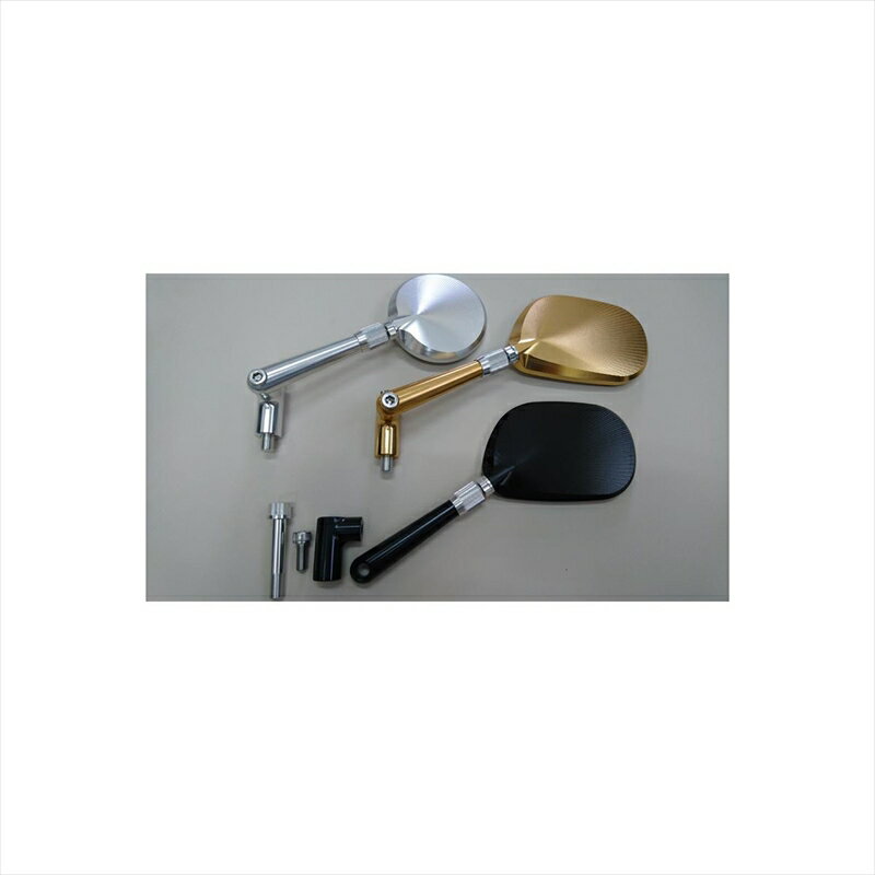 バイクパーツ ハンドルアントライオン ビレットミラー丸型/正ネジ29505-BK 4550255391041ブラック 可変タイプ/ショート