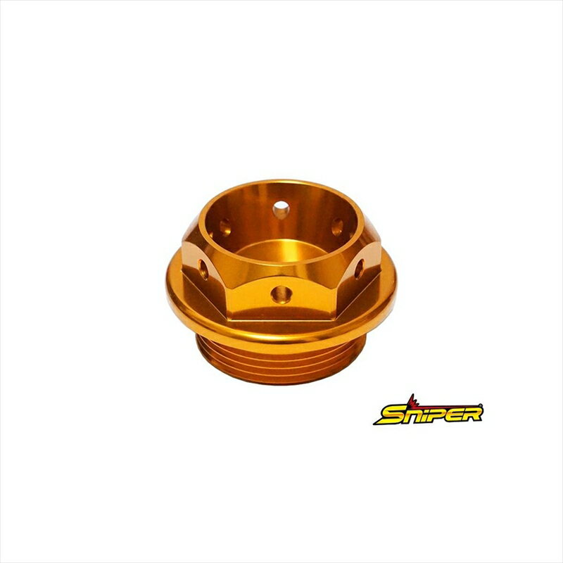 バイクパーツ スナイパー オイルフィラーキャップ 金 SP0137GD 4589993474426M27 x P3.0 汎用
