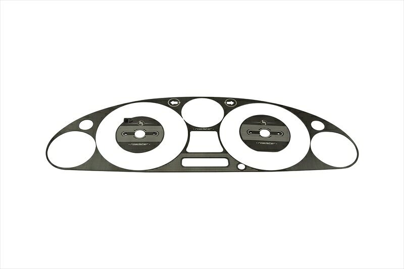 バイクパーツ 内装【クルマ】Jass Performance(ジャスパフォーマンス) メーターパネル クラスターベゼル ブラックステンレスヘアライン22364550255707507