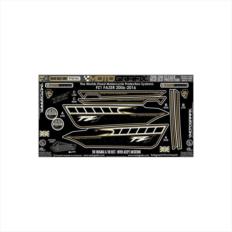 バイクパーツ アクセサリーモトグラフィックス REAR BODY PADMT-RY021KA 4580779602446FZ1 Fazer(06-16)