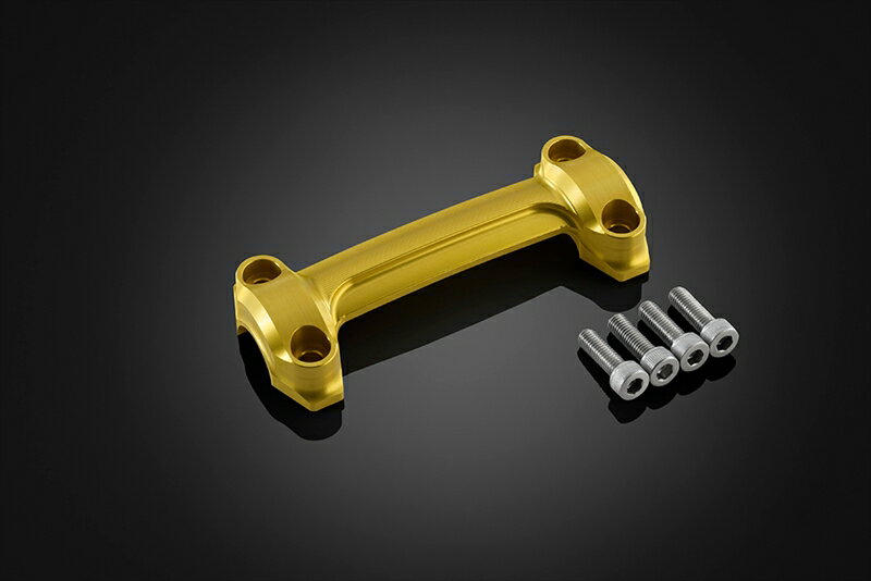 バイクパーツBIKERS(バイカーズ) ハンドルバークランプ ライトゴールドH0921-LGD4550255609801