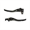 【5日前後で発送】バイクパーツMOTONE CUSTOMS(モートーン) レバーセット PIKE アルミ ブラックLVR0014550646127617
