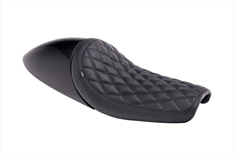 バイクパーツMOTONE CUSTOMS(モートーン) シート FASTBACK カフェレーサー ブラックMSM0414550646157805