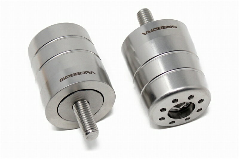 【5日前後で発送】バイクパーツ スピードラ ステンレス削り出しハンドルバーエンド MT-09 24-ABEYSUS06..