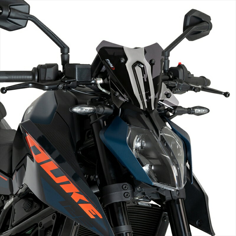 バイクパーツ 外装プーチ ニュージェネレーションNKスクリーン SPORT ダークスモーク 125 DUKE 24-/390DUKE 24-21997F 4571414859240
