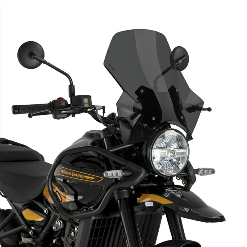 バイクパーツ 外装プーチ アジャスタブルスクリーン ダークスモーク ROYAL ENFIELD HIMALAYAN 450 24-2522113F 4571414859677