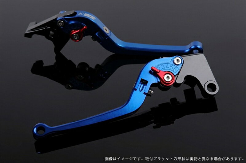 バイクパーツ ハンドルエスエスケイ スピードラ アジャストレバー スタンダード可倒式 ブルー/レッド Ninja ZX-14R ABS High Grade16-18KA0406923-RD 4589995290055