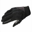 バイクパーツ ウェアコミネ GK-183 PROTECT Mグローブ BK Delta-Pink XL06-183 4573325759534(2)