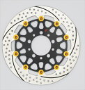 バイクパーツ サンスター ブレーキ プレミアムR 5.5mm/左 GPZ900R φ300 ピン ゴールドEM321FL-GD 4589719002612