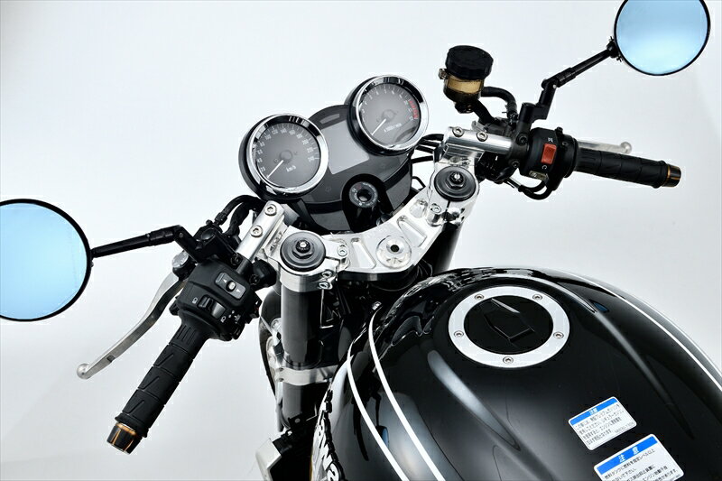 バイクパーツOVER RACING(オーバーレーシング) スポーツライディングハンドルキット TYPE-3 BLK55-71-1..