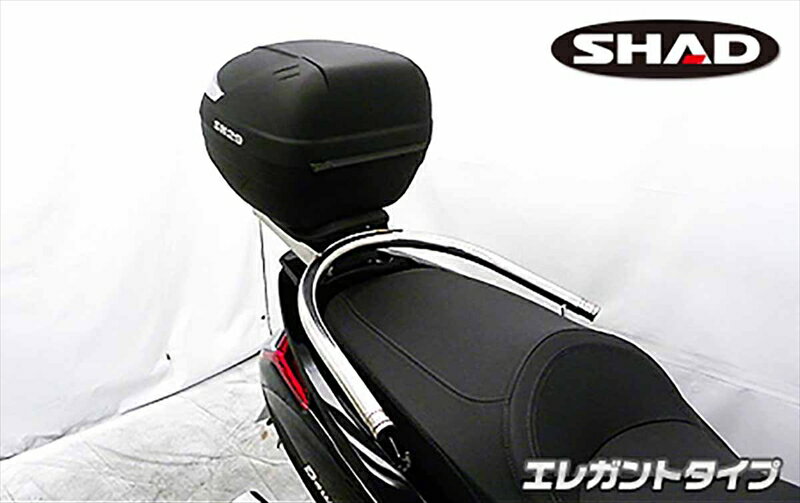 バイクパーツ 外装WIRUSWIN(ウイルズウィン) SHAD製リアBOX付タンデムバーELG 2133-14-024550255403768