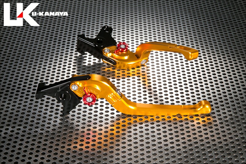 バイクパーツ ハンドルU-KANAYA(ユーカナヤ) レバーセット Rタイプ GD/GDYA038-092-07024550646283559