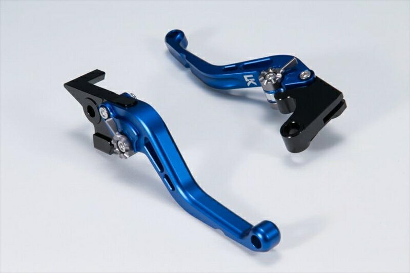 バイクパーツ ハンドルU-KANAYA(ユーカナヤ) レバーセット STD/ショート BL/RDTR004-097-02144550646334787