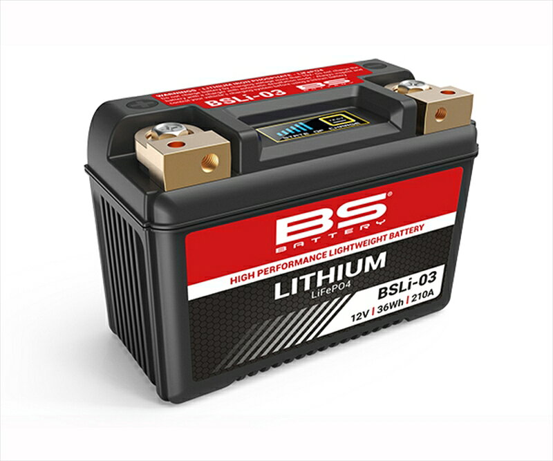 バイクパーツBS-BATTERY(ビーエスバッテリー) リチウムバッテリーBSLi-033564093601034