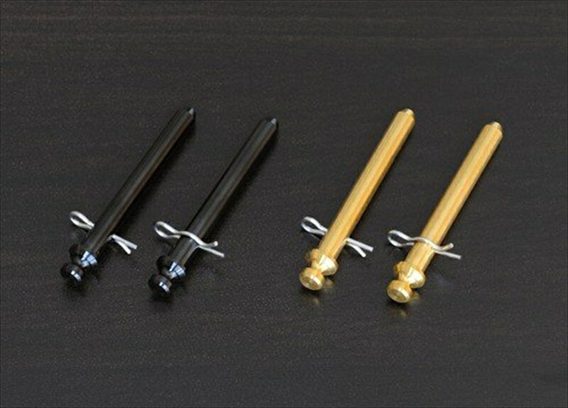 バイクパーツ KOHKEN(コーケン) パッドピン ブラックXコート 2本 KOK-1026BK4548664980369