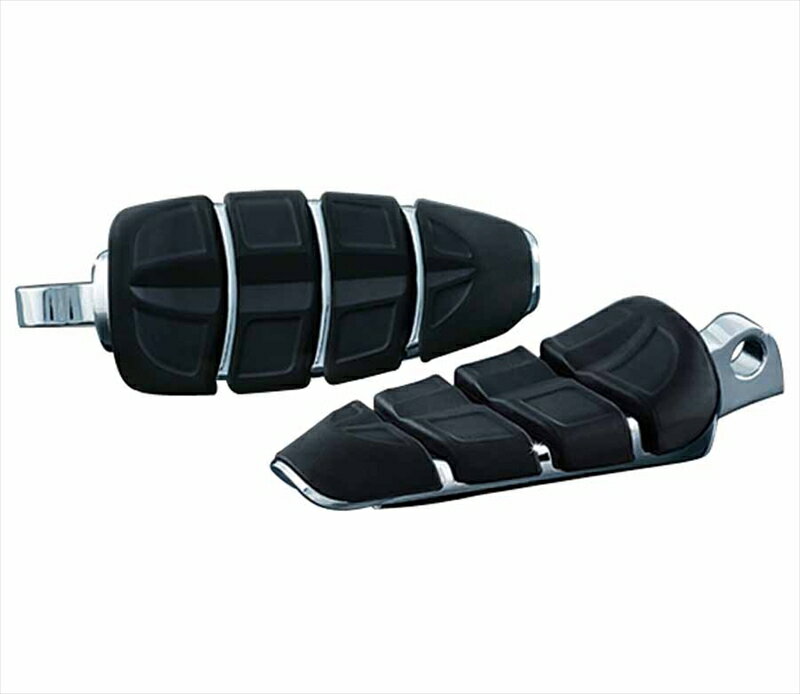 バイクパーツ ステップKURYAKYN(クリアキン) KINETIC フットペグ クローム 1ペアT14-KUR43164548916274567