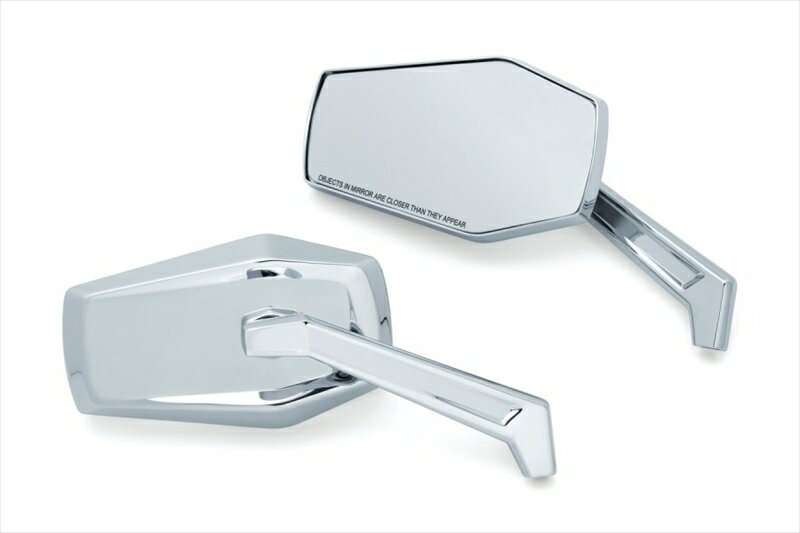 バイクパーツ ハンドルKURYAKYN(クリアキン) HEX ミラー CHRT14-KUR59184550255073411