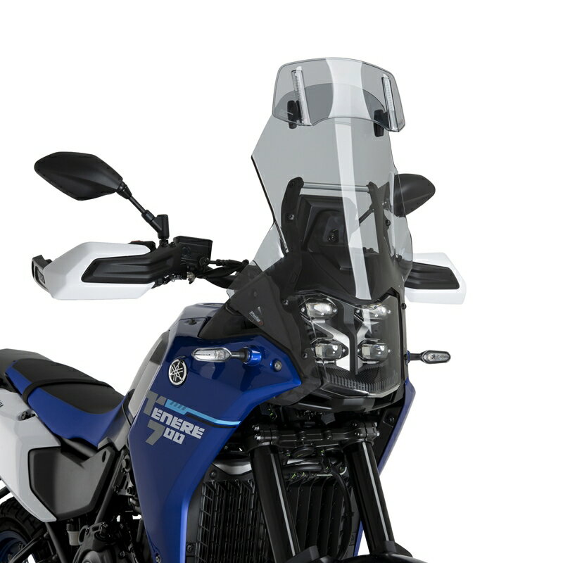 バイクパーツ 外装PUIG(プーチ) ツーリングスクリーン バイザー付き Smoke22516H4571414865944