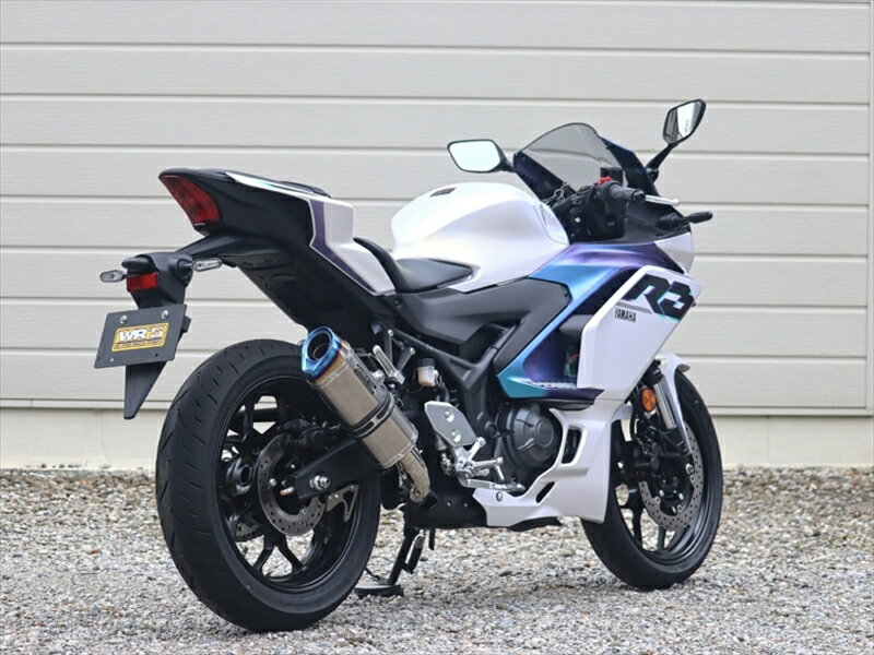 バイクパーツ マフラーWR'S(ダブルアールズ) スリップオン SS-OVAL ソリッドチタンタイプ YZF-R3/MT-03 8BL-RH25J 25-SK2320JM4582734413197