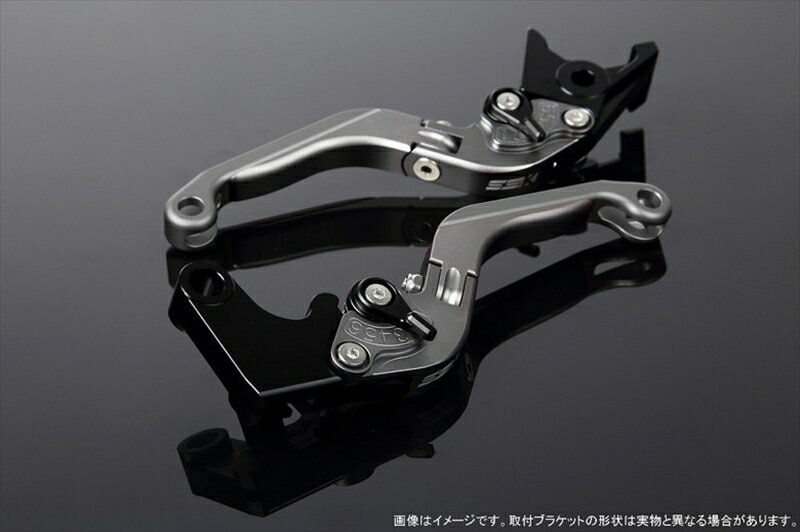 バイク用品 ハンドルエスエスケイ スピードラ アジャストレバー 可倒延長式 Mチタン/Mブラック/Mチタン CB1300SF SC40 00-02 SC40-1070001～ LVGM004TM-BKTM 4580540573814取寄品