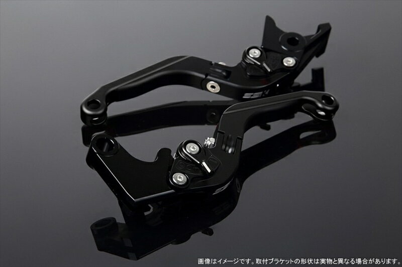 ハンドルエスエスケイ スピードラ アジャストレバー 可倒延長式 Mブラック/Mブラック/Mブラック ZX-6R 07-17 ZX-10R 06-15LVGM027BK-BKBK 4580540606611取寄品