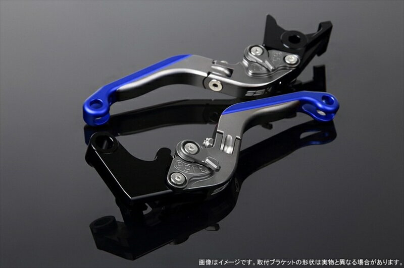 ハンドルエスエスケイ スピードラ アジャストレバー 可倒延長式 Mチタン/Mチタン/Mブルー ZX-6R 07-17 ZX-10R 06-15LVGM027TM-TMBE 4580540607854取寄品