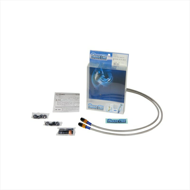 バイクパーツ スウェッジライン フロントホースキット G＆K/クリアGAF005 4548664342242CBR400R 86-87