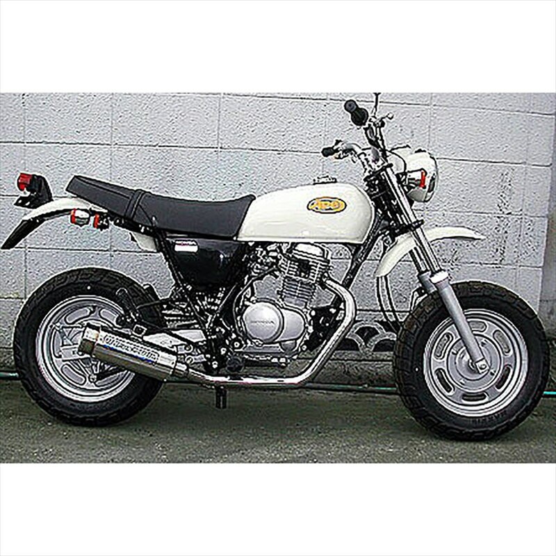 バイクパーツ マフラーウイルズウィン ドラッグバイソンマフラー/バズーカー752-58-12 4547424321367APE100