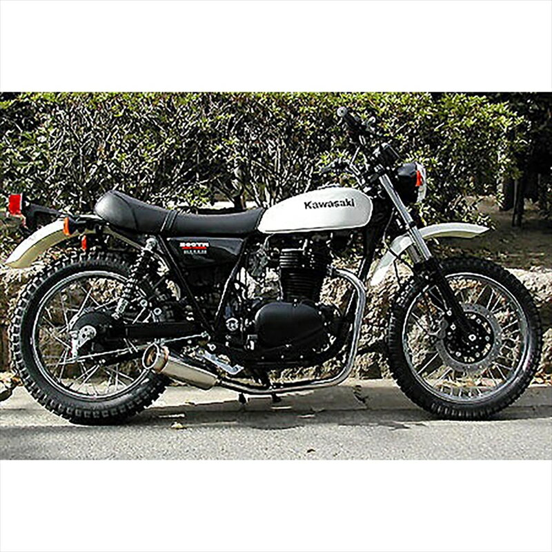 バイクパーツ マフラーウイルズウィン ドラッグバイソンマフラー/バズーカー792-58-02 4547424338082250TR(キャブ車)