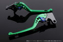 バイク用品 ハンドルエスエスケイ スピードラ アジャストレバー 3D ロング グリーン/ブルー CBR600RR PC40 07-16 CBR1000RR 08...