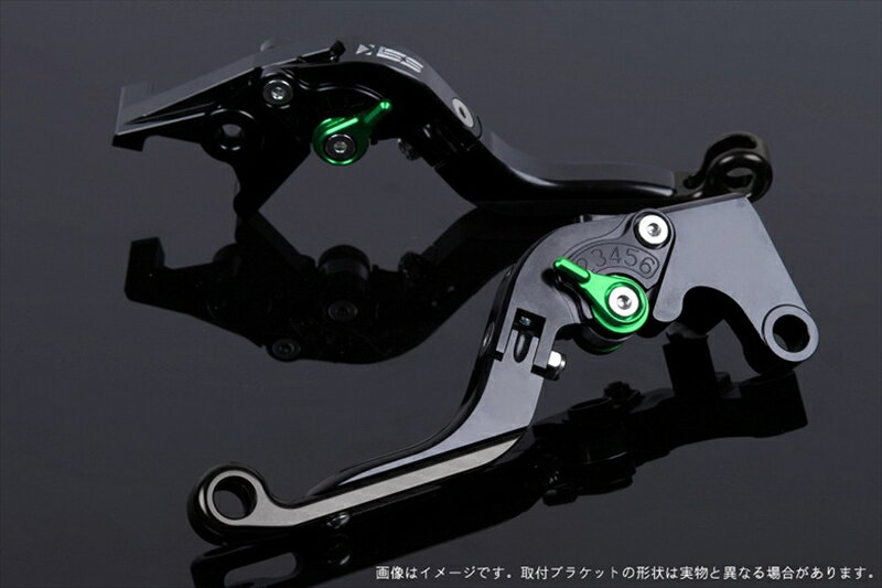 【5日前後で発送】 バイク用品 ハンドルエスエスケイ スピードラ アジャストレバー 可倒延長式 ブラック/グリーン/ブラック ZEPHYR750/RS W800KA0405821-GNBK 4589995557639取寄品