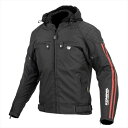 バイク用品 ウェアコミネ JK-614 P.Wパーカ Black/Red XL07-614 4573325767553
