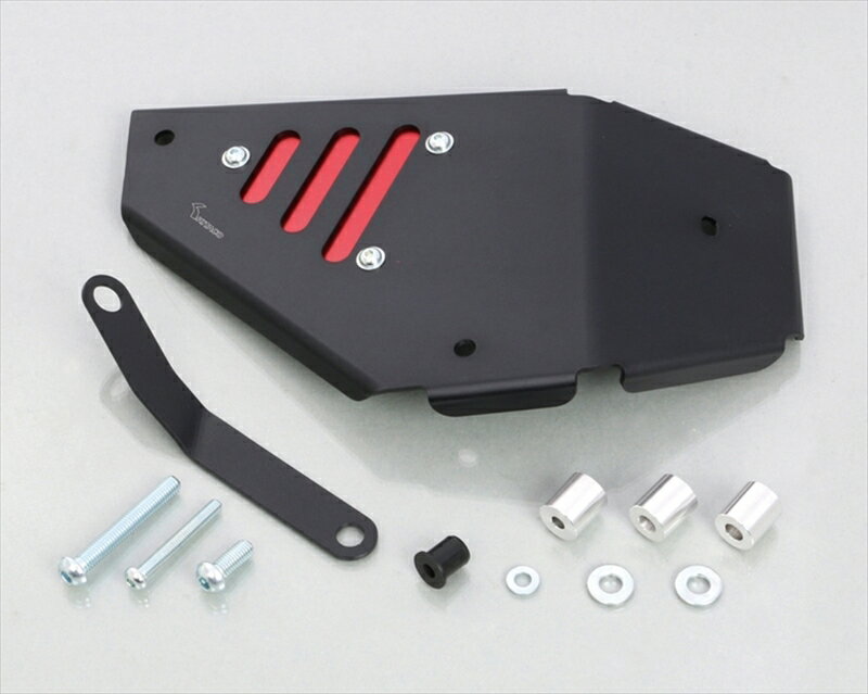 【5日前後で発送】 外装 Rサイドカバー ブラック/レッド モンキー125 JB03 615-1301020 4990852120949取寄品