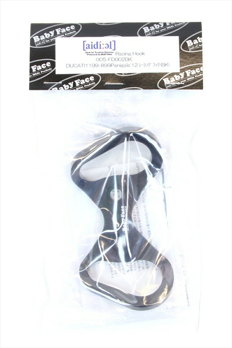 バイク用品 外装BABYFACE ベビーフェイス レーシングフック BLK DUCATI 1199 899 12-005-FD002BK 4589981490094取寄品 セール