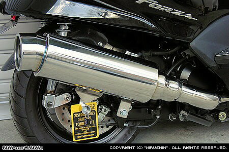 バイクパーツ マフラーウイルズウィン ファーストマフラー222-07-01 4547424822932FORZA(MF08)