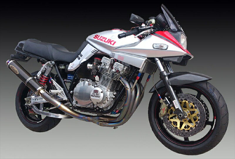 マフラー オールチタンEX タイプ1 UP T φ100 GSX750S/1100ST03-S001-MFT7 4547424990549取寄品