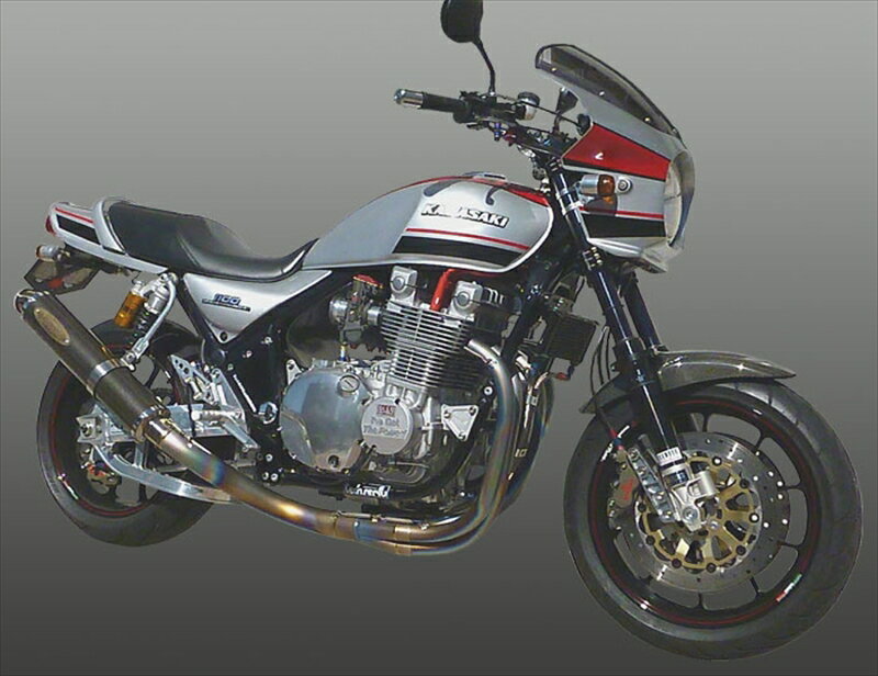 バイクパーツTECHSERFU(テックサーフ) オールチタンEX タイプ2 UP T T20-KC03-02084547567352129φ110 ZEPHYR1100 BC-ZRT10A