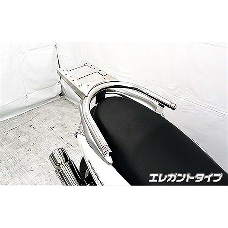 バイクパーツウイルズウィン WirusWin リアBOX用ベースBK付タンデムバー エレガント NMAX155 2BK-SG50J..