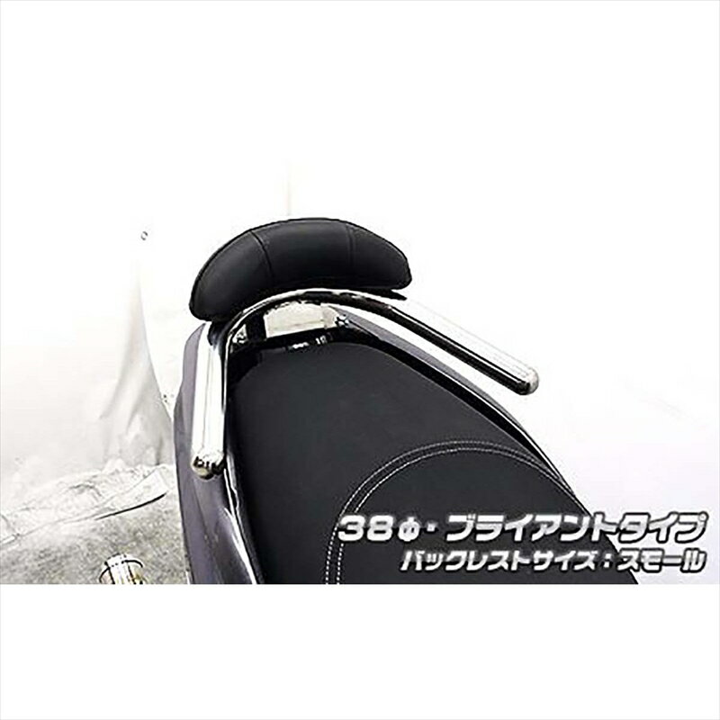 バイクパーツ 外装ウイルズウィン Bレスト付タンデムバー BRY/38/S 1563-02-51 4549950798682トリシティ125 EBJ-SE82J