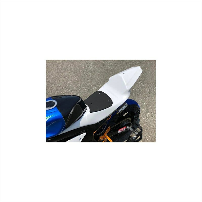 バイクパーツ 外装サイタニヤファクトリー シングルシート/レース/白ゲル/ ES9GX12SSR-W4 4550255308315バフ済み/裏板クィックファスナーver GSX-R125