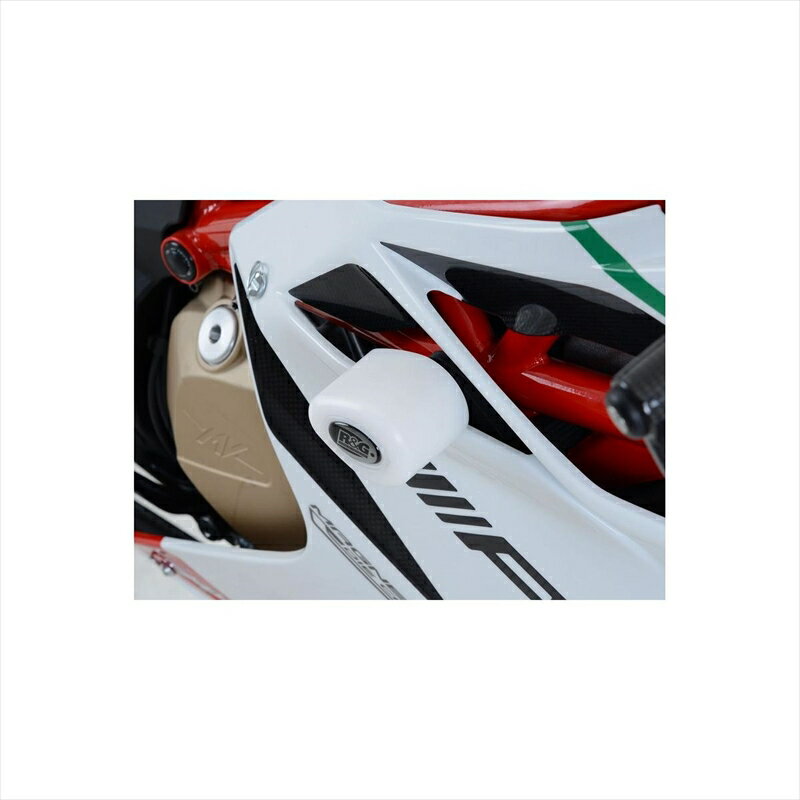 バイクパーツ 外装アールアンドジー エアロクラッシュプロテクター WHTRG-CP0398WH 4582483539070MV AGUSTA F4 RC