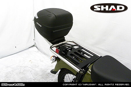 バイクパーツウイルズウィン WirusWin SHAD製リアBOX付Wリアキャリア クロスカブ110 2BJ-JA45 2043-17-04 455025520...