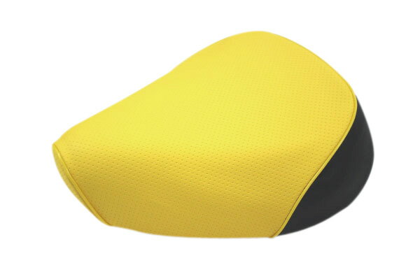 外装 シートカバー 張替 エストレヤWシートタイプ エンボスイエロー/黄色パイピング GH4008KC250P100 4573317979797取寄品