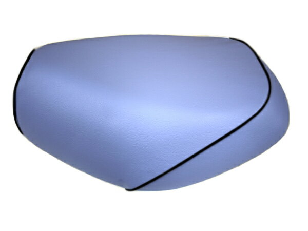 外装 シートカバー 張替 エストレヤWシートタイプ ライトブルー/黒パイピング GH4008KC340P10 4573317980496取寄品