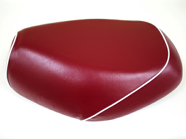 外装 シートカバー 張替 エストレヤWシートタイプ ワインレッド/白パイピング GH4008KC350P20 4573317980557取寄品